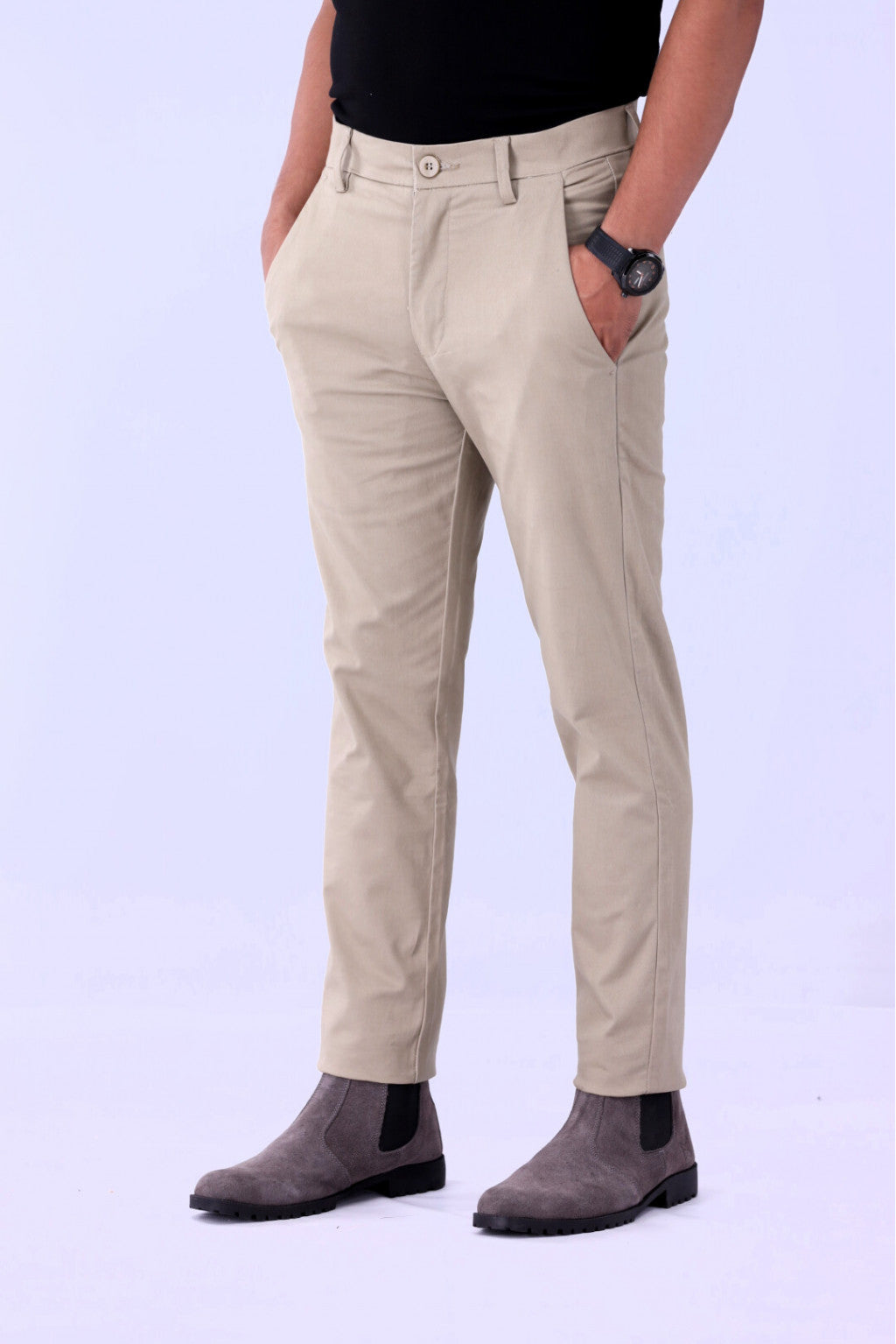 Pack of 5 Cotton Chinos (40 to 44 Waist)