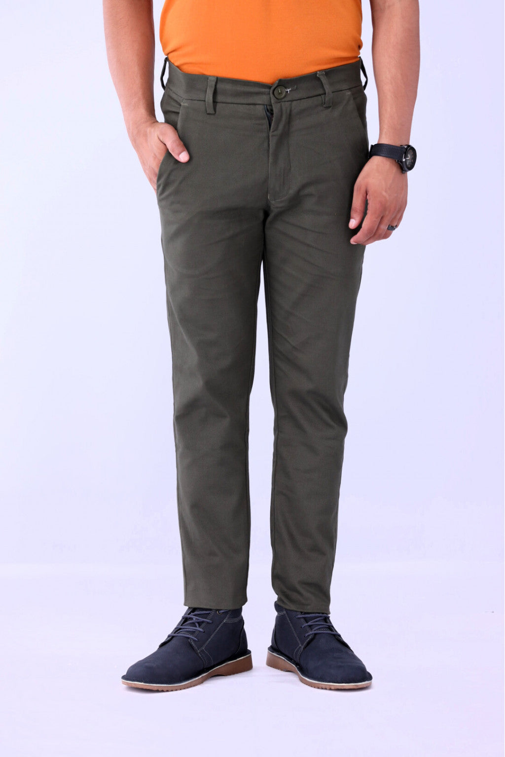 Pack of 5 Cotton Chinos (30 to 38 Waist)