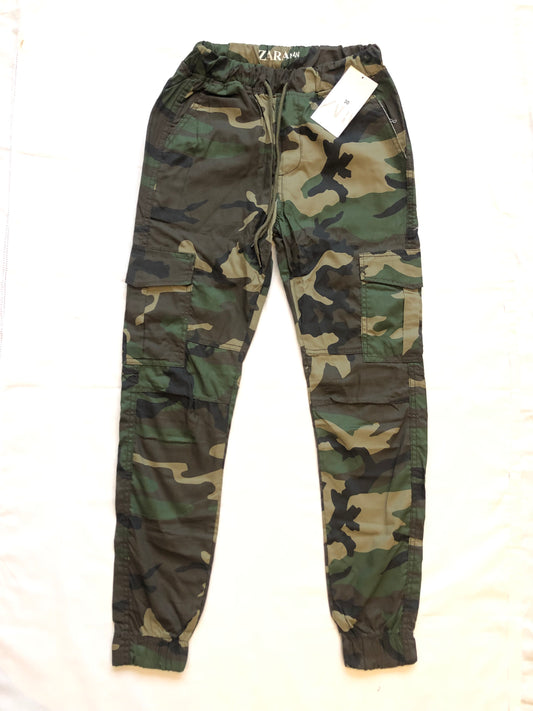 Camouflage Cotton Cargo Trouser