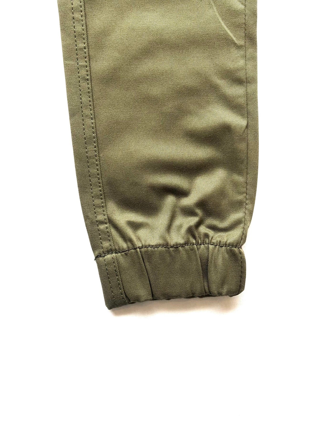 Army Green Men Cotton Cargo Trouser